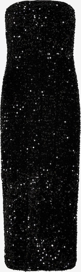 Apricot Sequin Bandeau Velvet Bodycon Midi Dress ' ' in schwarz, Produktansicht