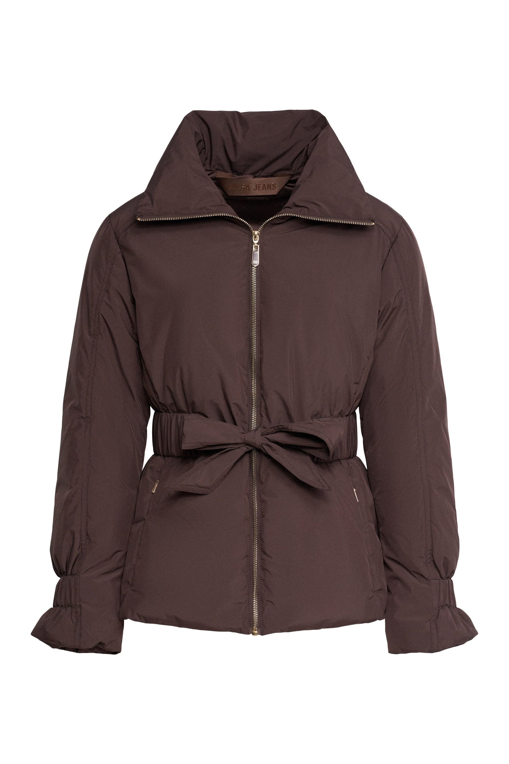 Manteau d’hiver Salsa Jeans en marron : devant