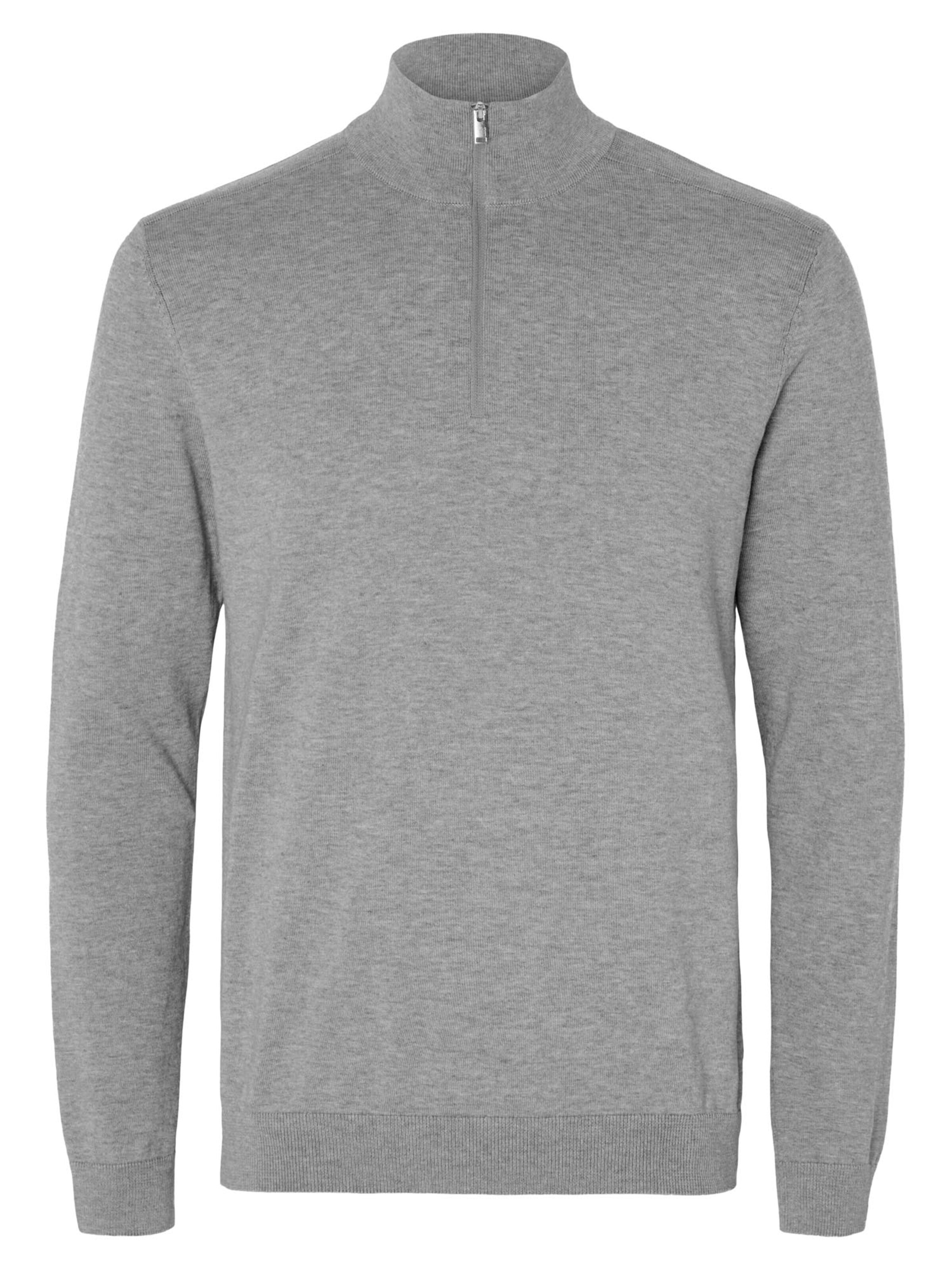 SELECTED Sweater 'Berg' in Grey: front