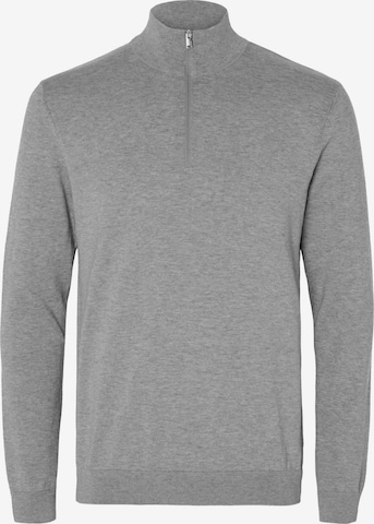 SELECTED Sweater 'Berg' in Grey: front
