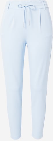ONLY Kalhoty se sklady v pase 'Poptrash' – modrá: přední strana