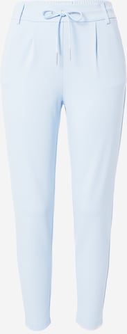 ONLY Slim fit Pleat-front trousers 'Poptrash' in Blue: front