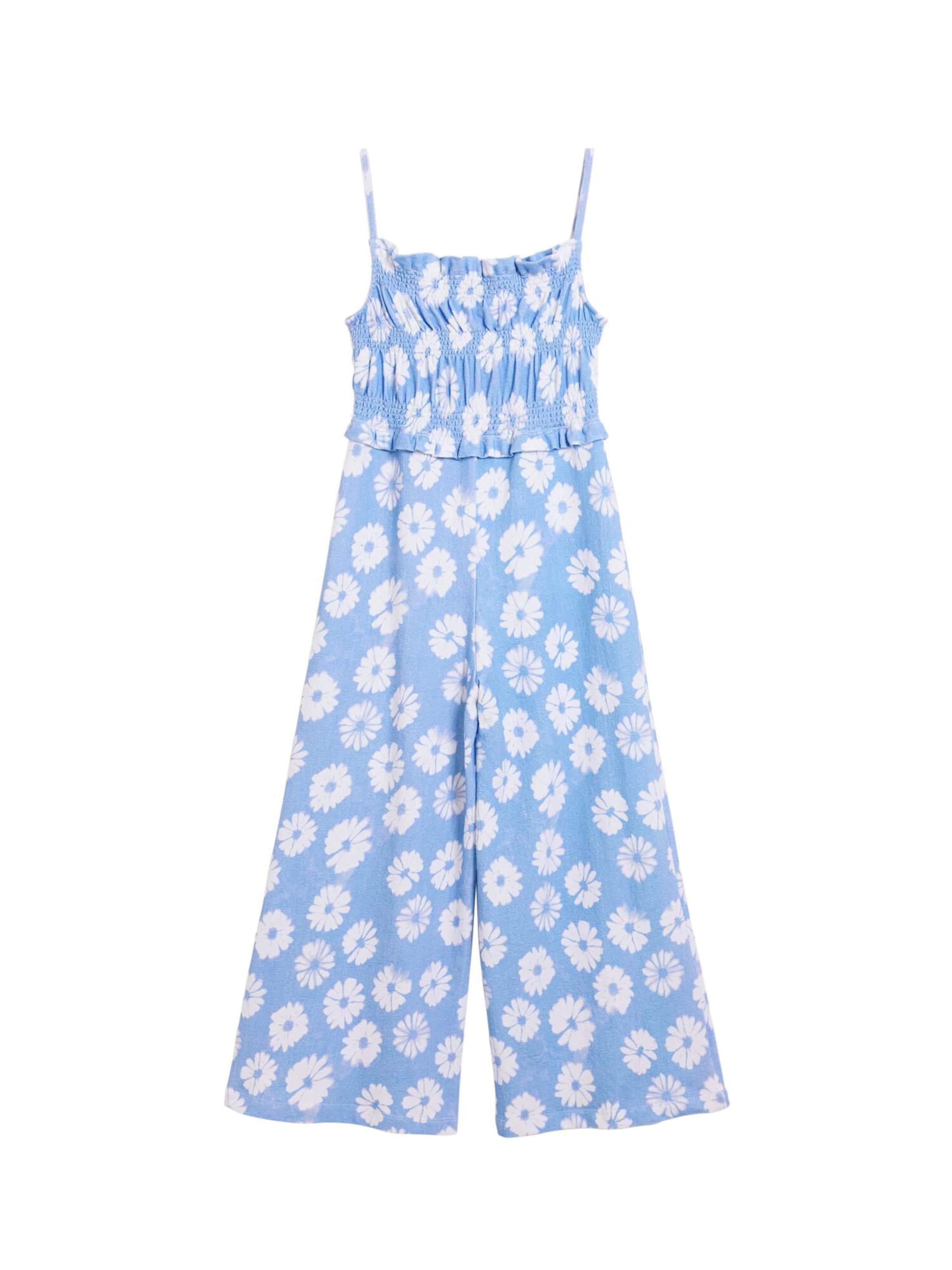 Desigual - Macacão em azul: frente