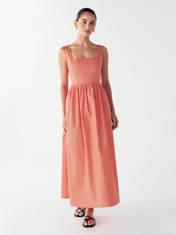 Willa Dress in Orange: front