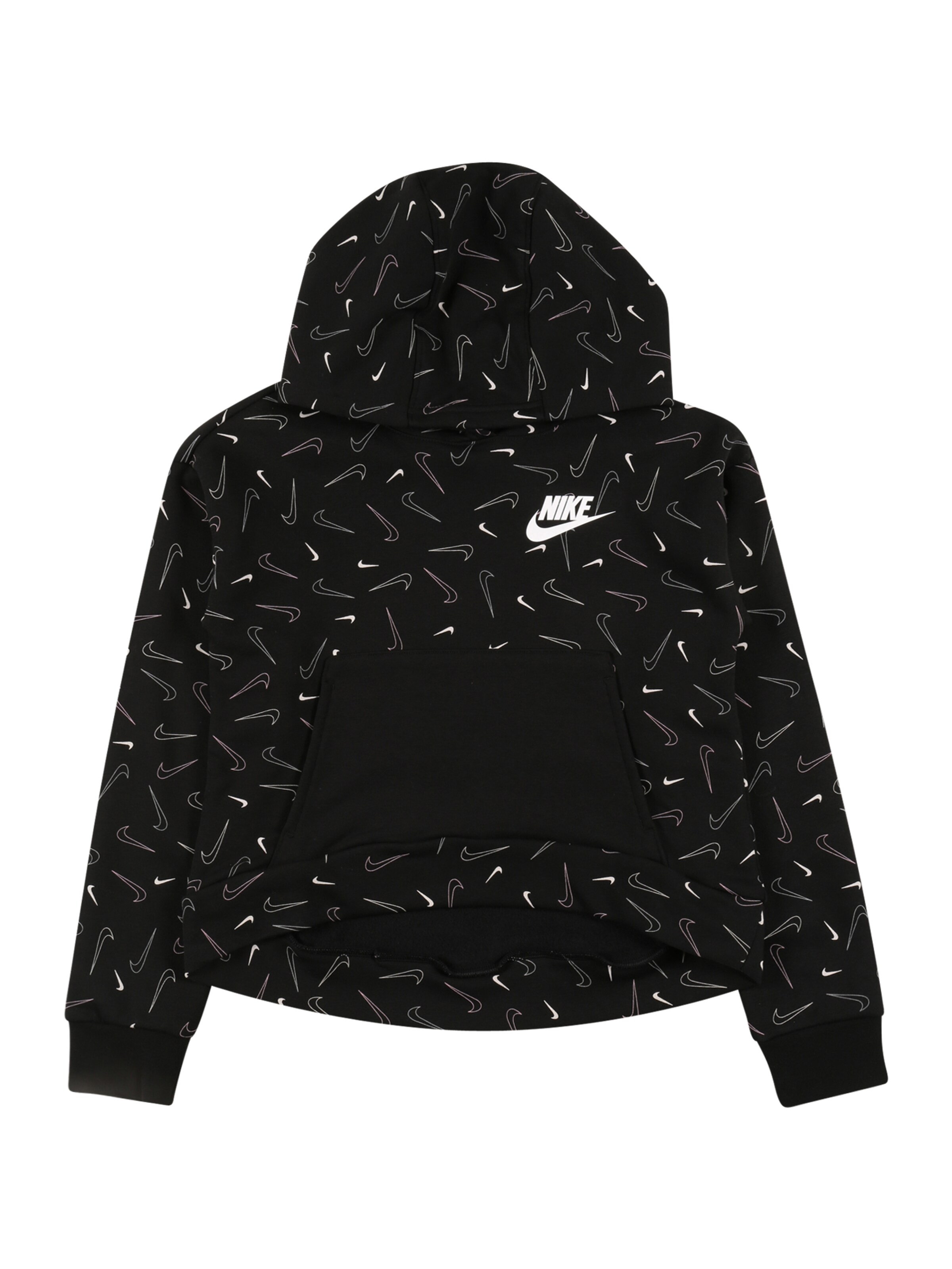 Nike Sportswear Sweatshirt in Schwarz: Vorderseite