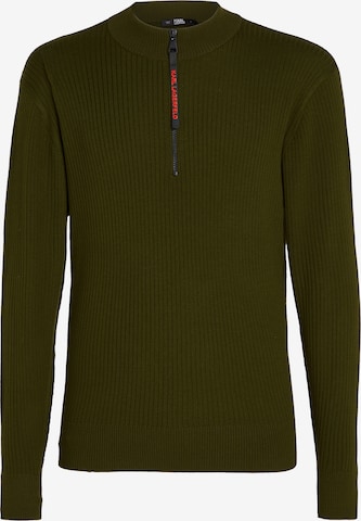 Karl Lagerfeld Sweater in Green: front