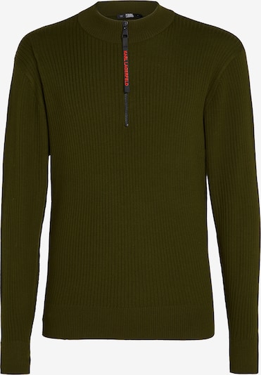 Karl Lagerfeld Sweter w kolorze oliwkowym, Podgląd produktu