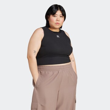 ADIDAS ORIGINALS Top in Schwarz: Vorderseite