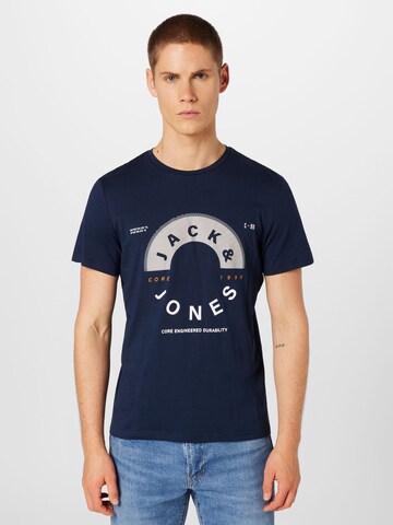 JACK & JONES T-Shirt 'Friday' in Blau: predná strana