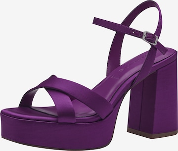 Sandales TAMARIS en violet : devant