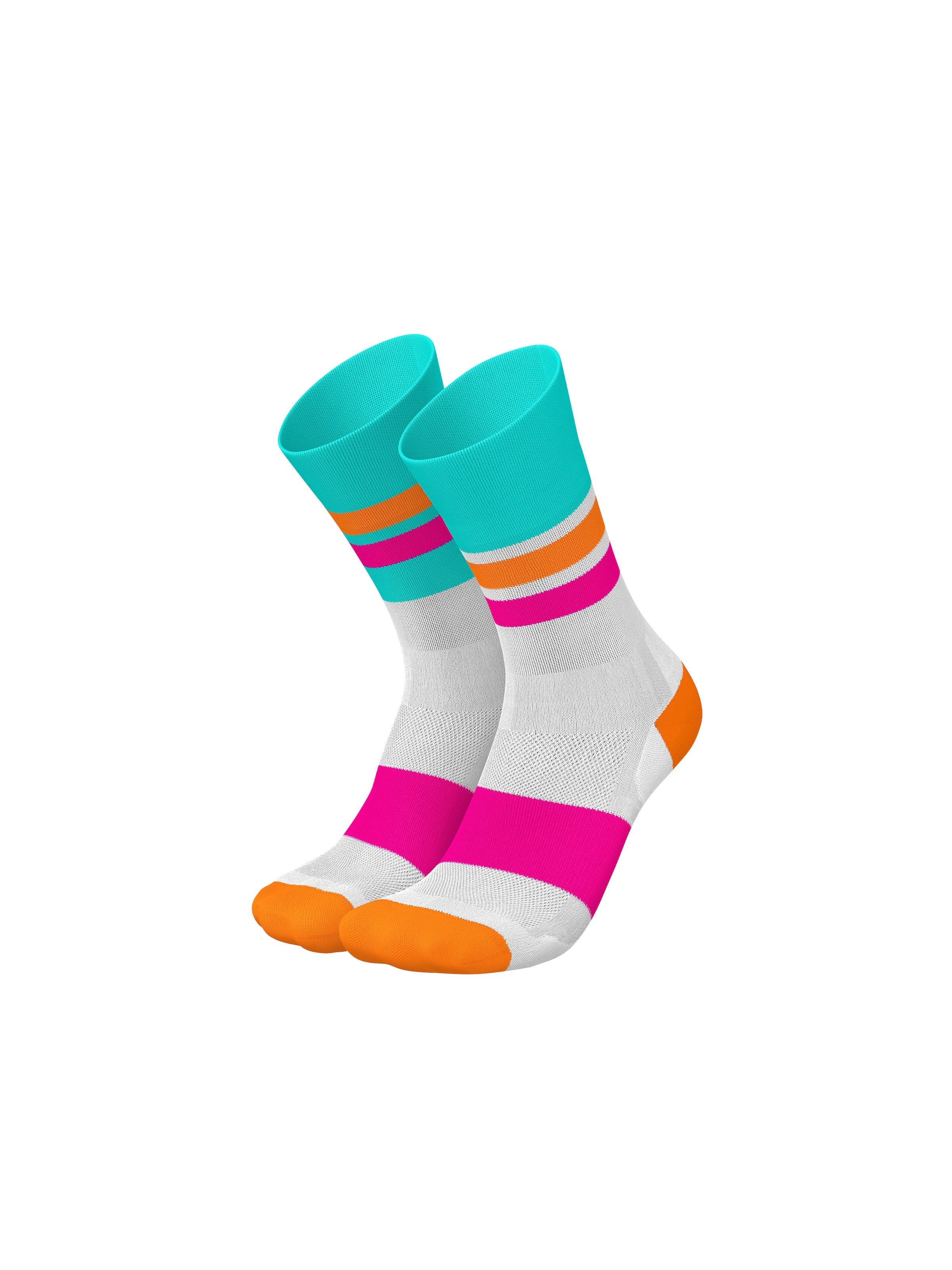 INCYLENCE Athletic Socks 'TRACKS' in Cyan blue, Item view