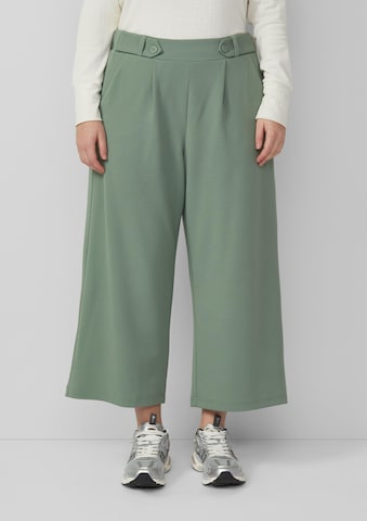 QS Wide leg Broek in Groen