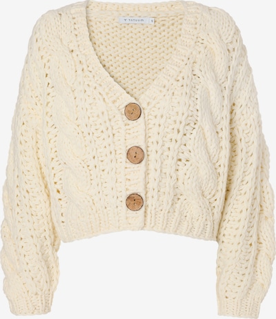 Cardigan dimensiuni mari 'Una' TATUUM pe fildeş, Vizualizare produs