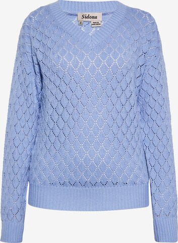 Pull-over Sidona en bleu : devant