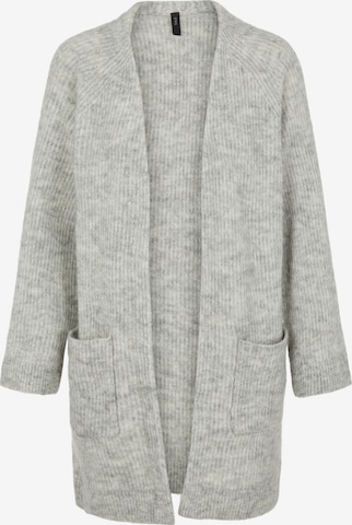 Y.A.S Knit Cardigan 'Alva' in Grey: front