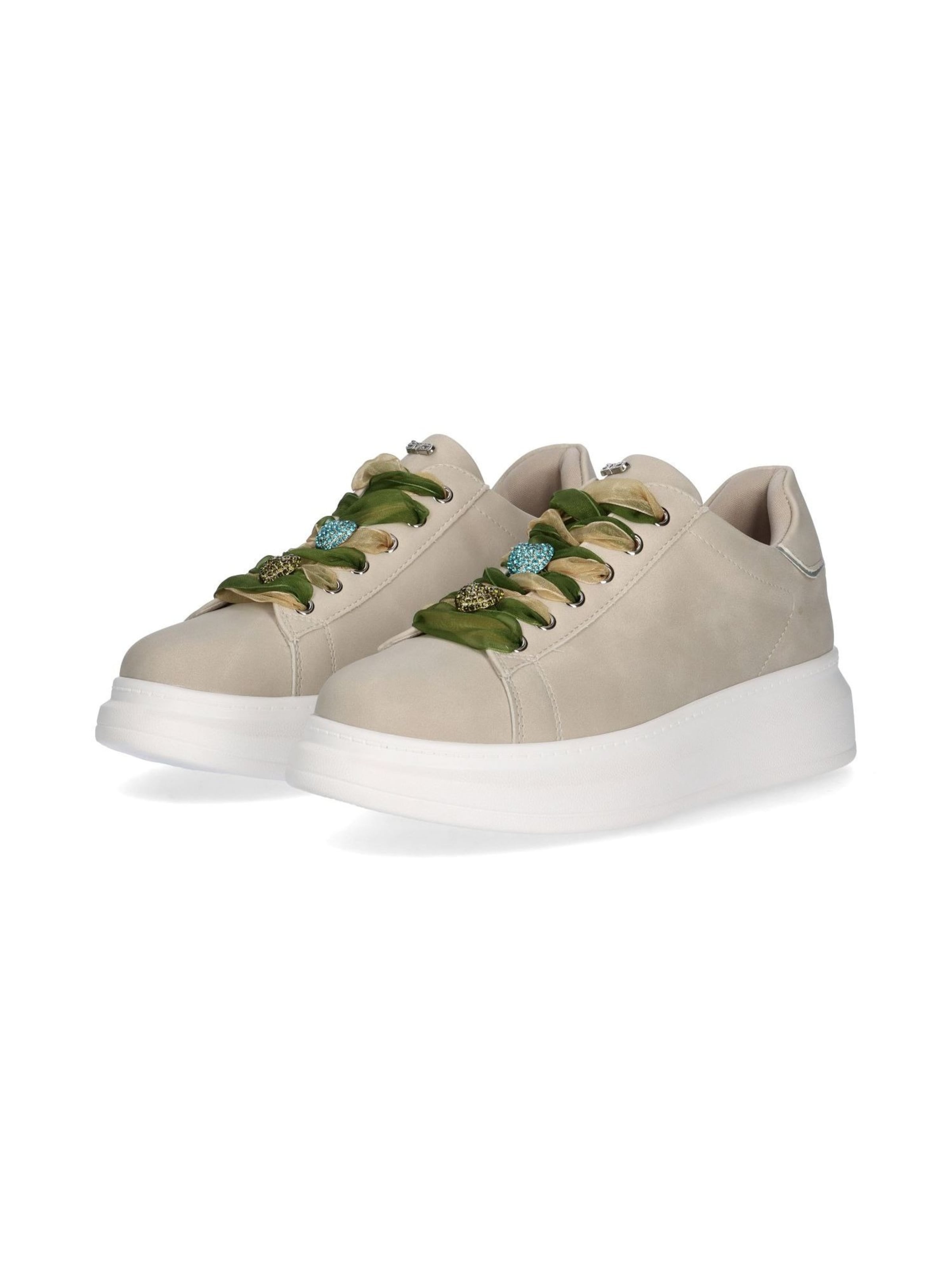 Baskets basses '66-61EX10' EXE en blanc