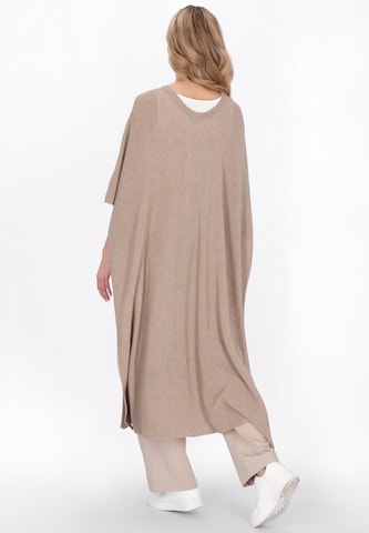 usha WHITE LABEL Cape 'Minimalistic' in Grey