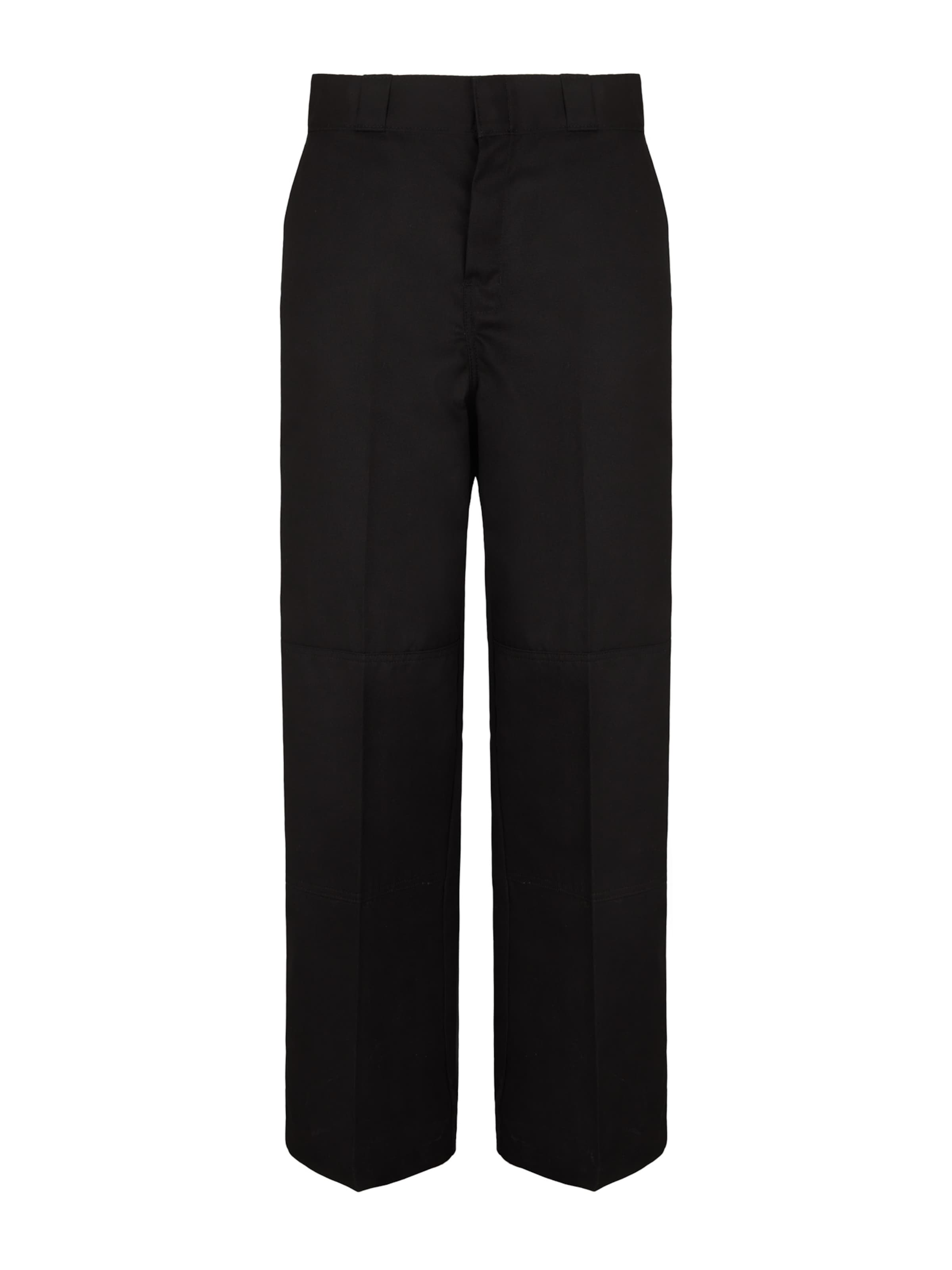 Wide leg Pantaloni con piega frontale di DICKIES in nero: frontale