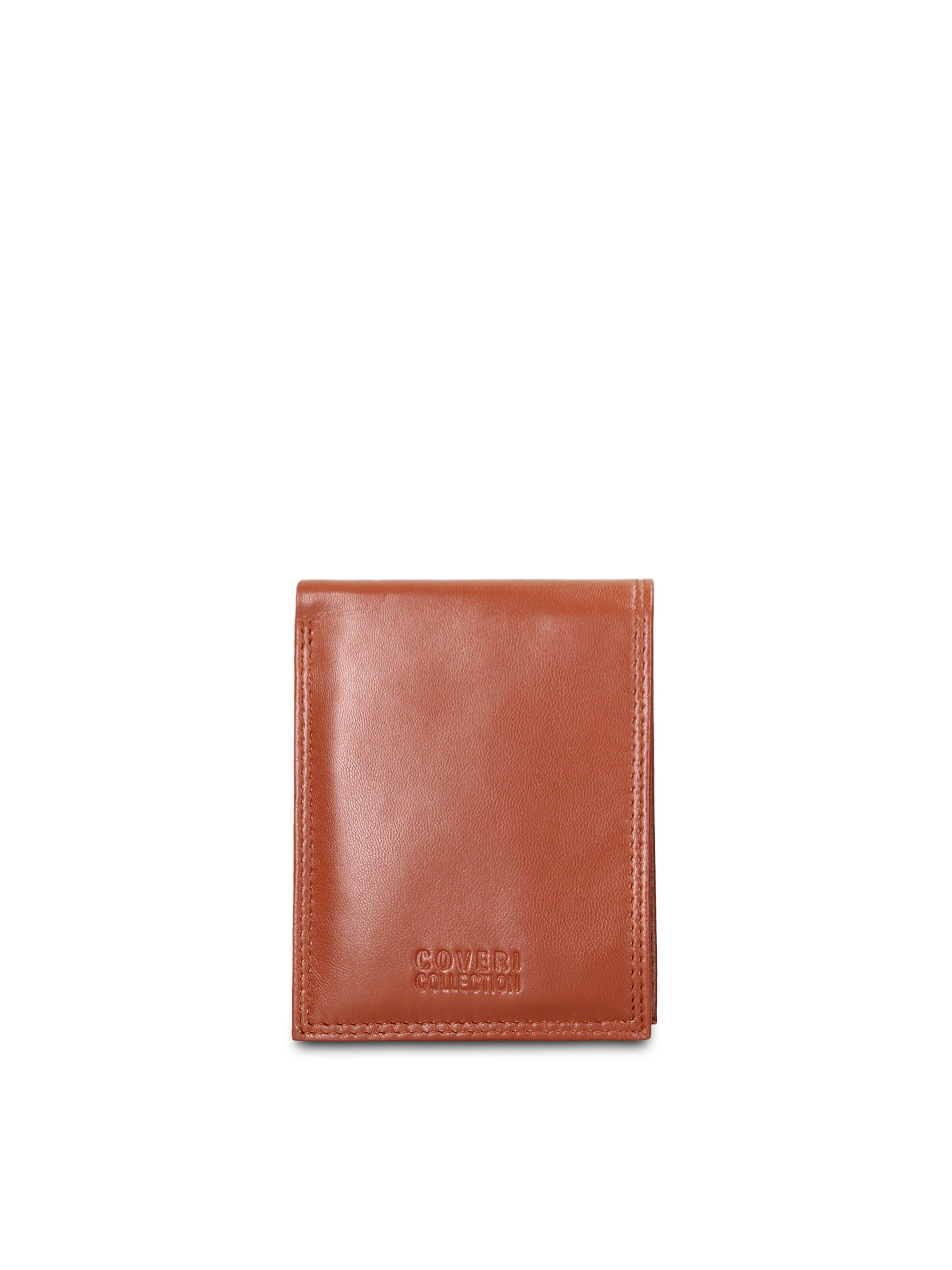 Portamonete 'Portafoglio uomo vera pelle Coveri - Minimalista sfoderato' di Coveri Collection in marrone: frontale