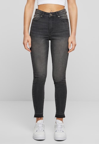 Urban Classics Slimfit Jeans in Schwarz