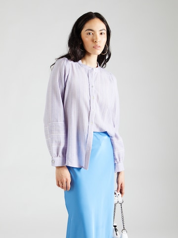 Lollys Laundry Blouse 'Lina' in Lila: voorkant