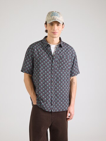 Iriedaily - Ajuste regular Camisa 'Resort' en azul: frente