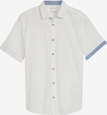 TOM TAILOR Regular fit Ing - fehér: elől