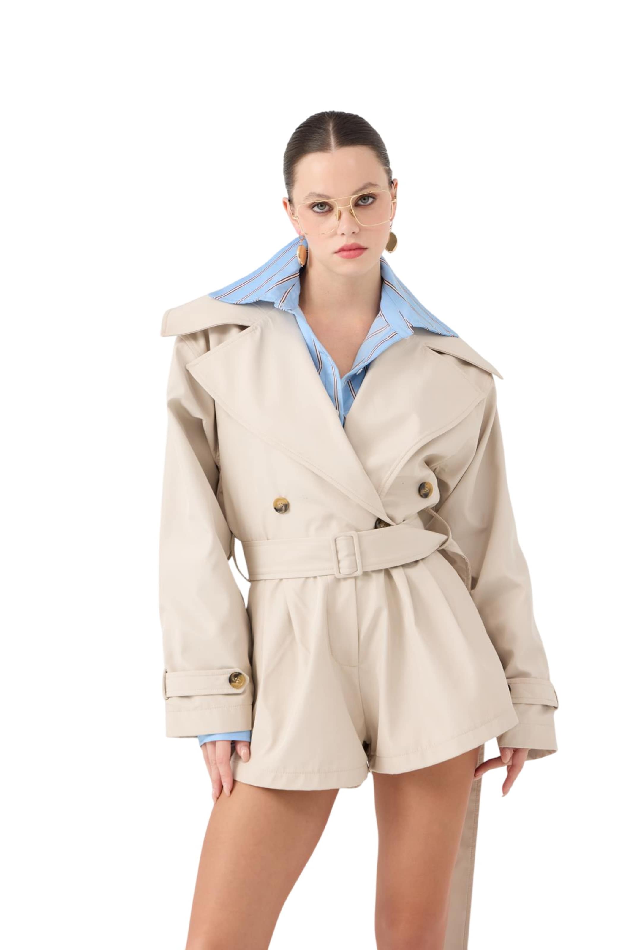 HOLLY LOLLY Jumpsuit in Beige: Vorderseite