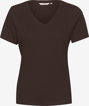 Cream Футболка 'Naia' в Коричневый: спереди