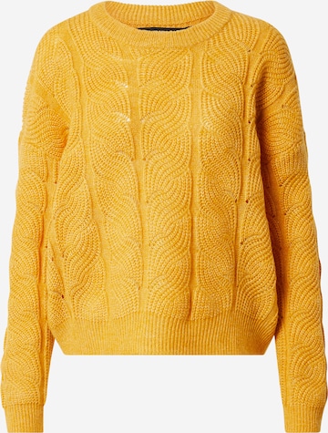 VERO MODA Sweater 'Stinna' in Yellow: front