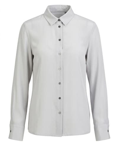 Posh Gear Chemisier 'Seidenbluse Collettoseta' en XS en gris clair, Vue avec produit