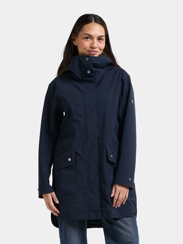 Didriksons Between-Seasons Parka 'Gwen' in Blue: front