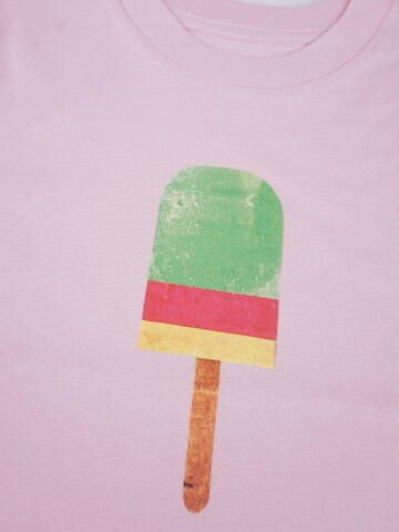 MelaDi Shirt 'Eis am Stiel' in Pink