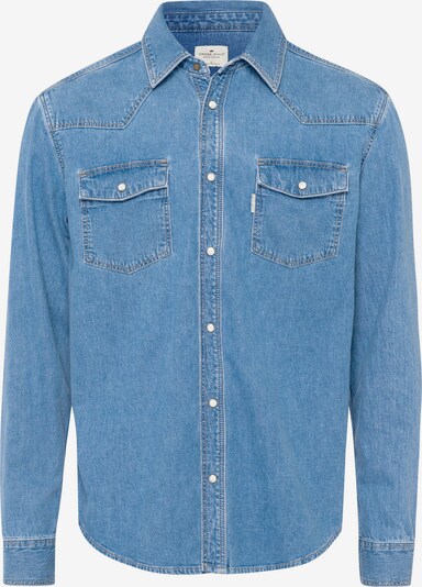 Cross Jeans Button Up Shirt ' A 208 ' in Blue denim, Item view