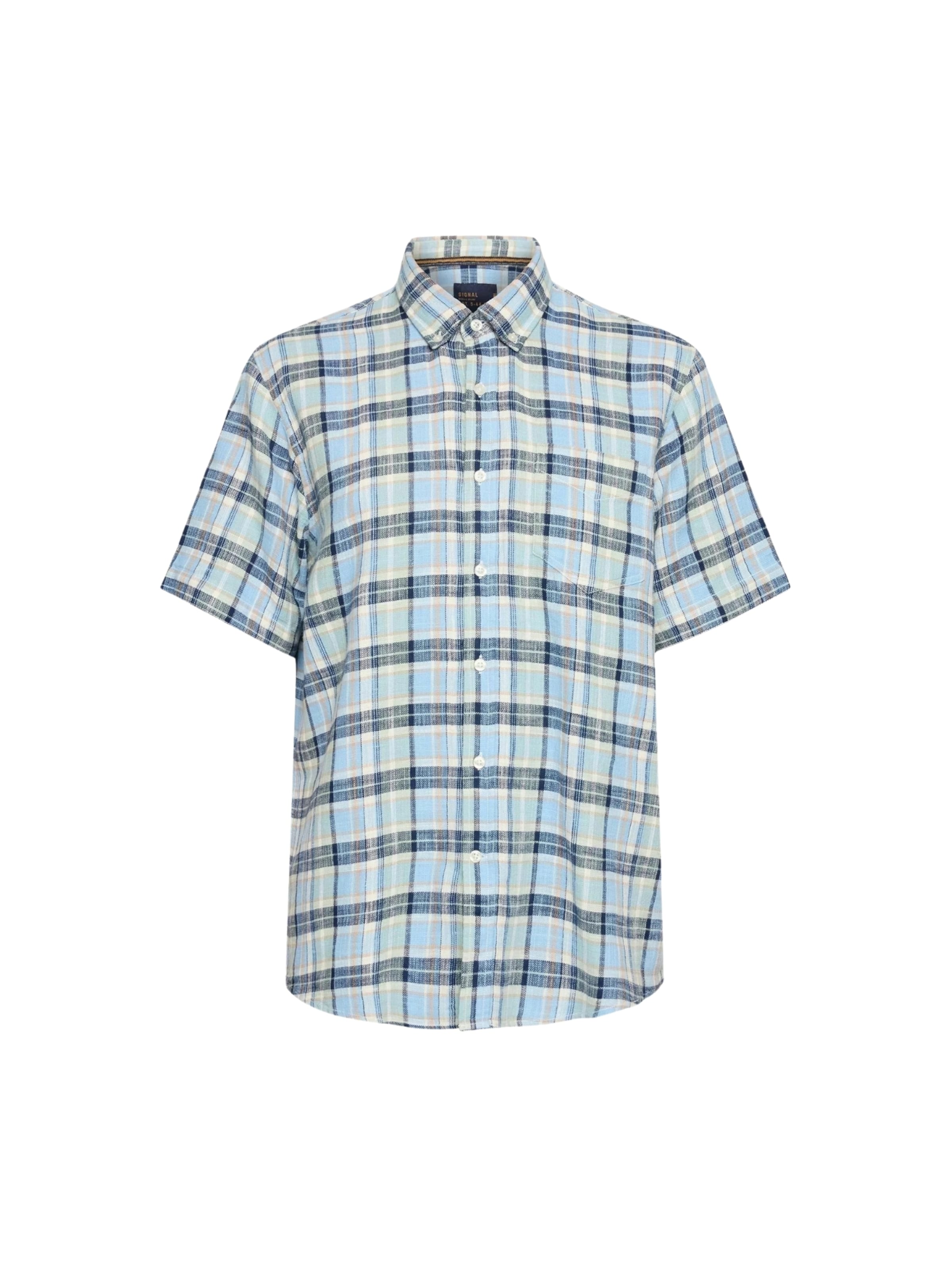 Signal Comfort Fit Hemd 'Pan' in Blau: Vorderseite