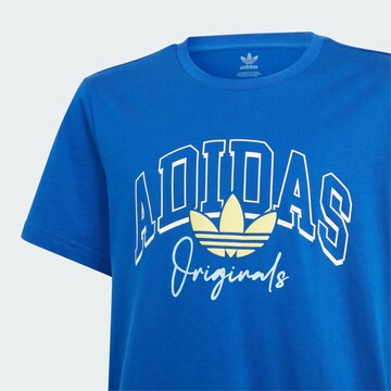 ADIDAS ORIGINALS Shirt 'Collegiate Graphic Pack Bf' in Blue