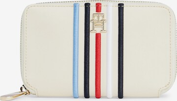 Porte-monnaies 'Signature' TOMMY HILFIGER en beige : devant