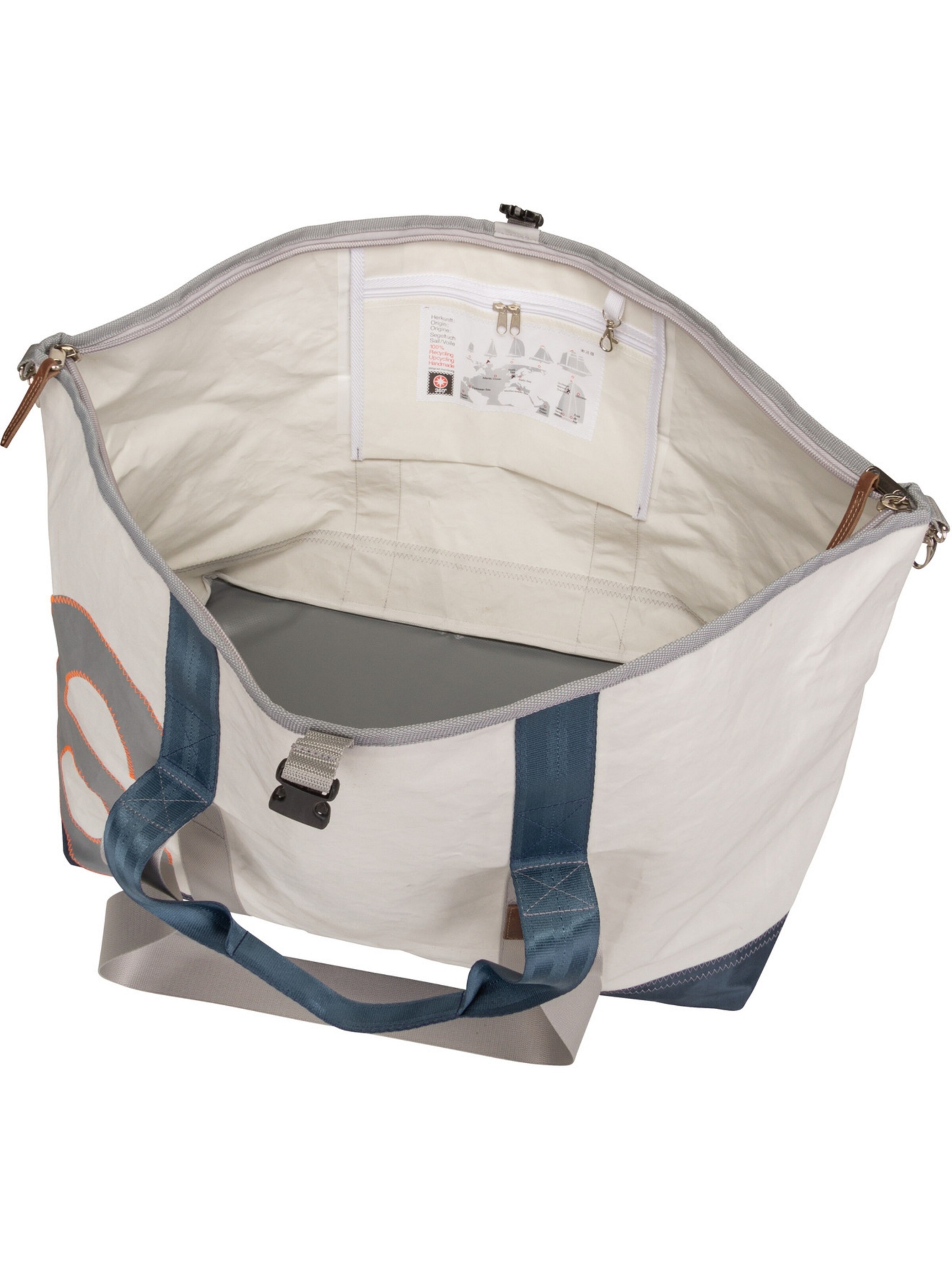 360 Grad Reisetasche in Weiß