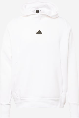 ADIDAS SPORTSWEAR Sportsweatshirt 'New Z.N.E. Premium' in Weiß: predná strana