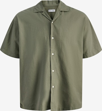 Jack & Jones Plus Srajca 'JJEBREEZE' | zelena barva: sprednja stran