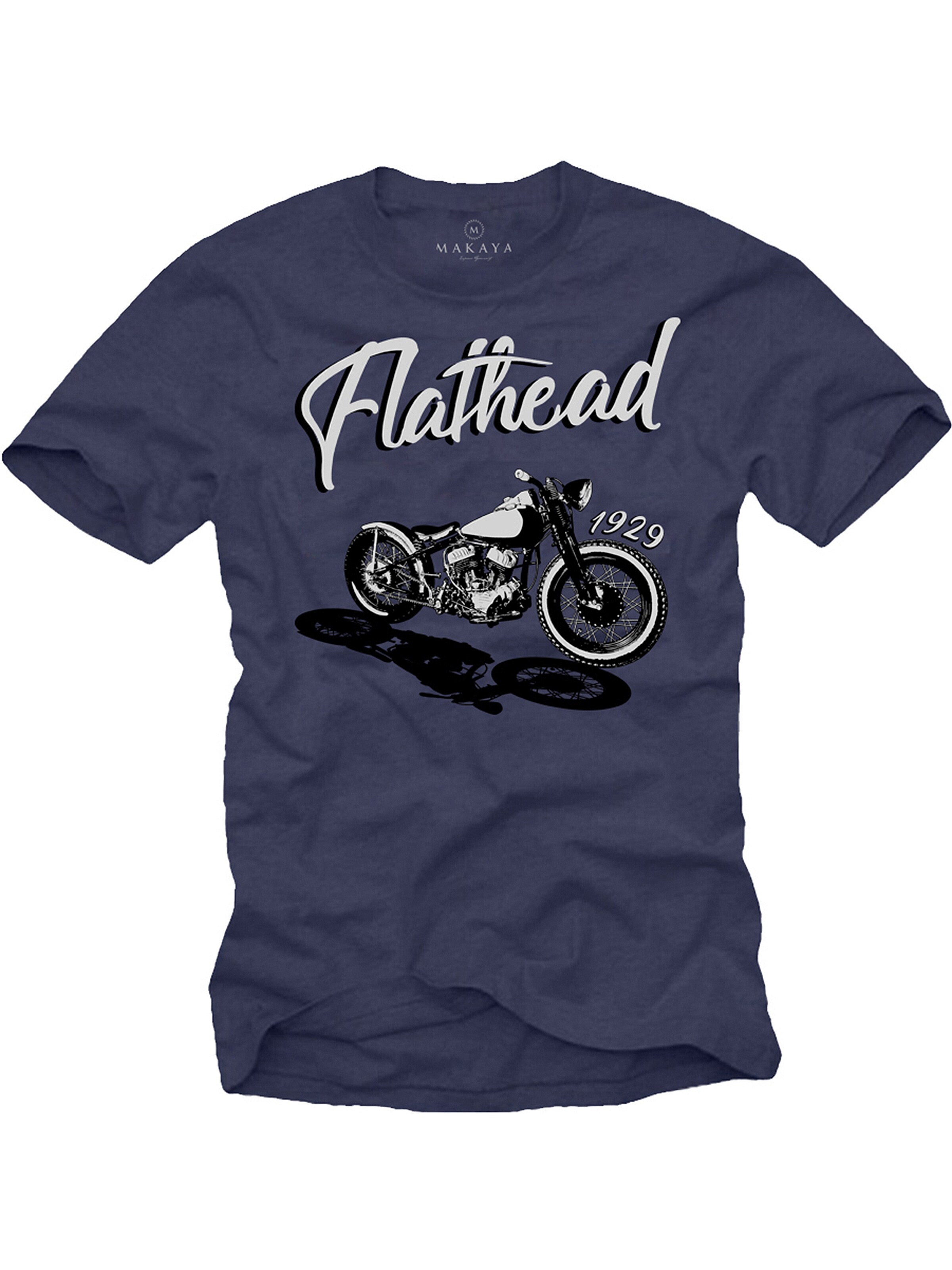 MAKAYA Shirt 'Flathead' in Blue: front