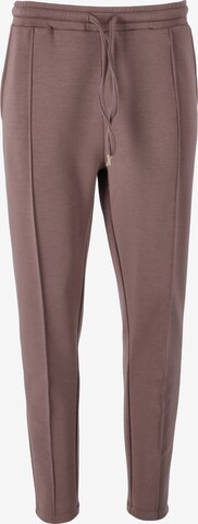 Athlecia Workout Pants 'Jacey' in Brown: front