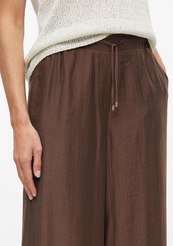 Wide Leg Pantalon s.Oliver en marron