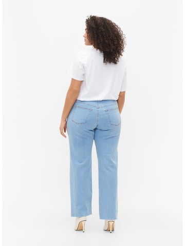 Zizzi Regular Jeans 'GEMMA' in Blau