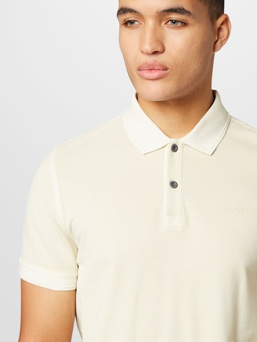 BOSS Orange Regular Fit Poloshirt 'Prime' in Weiß