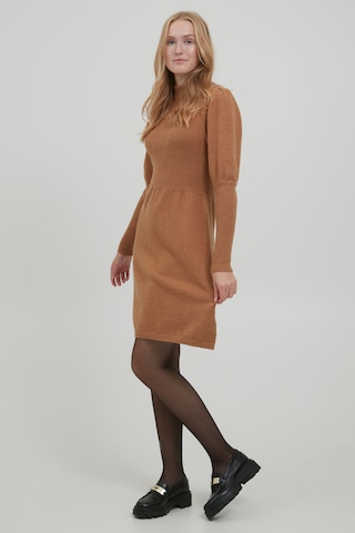 b.young Knitted dress 'BYNONINA DRESS 2' in Brown