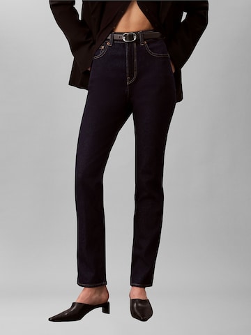 Calvin Klein Jeans Slimfit Jeans 'Archive' in Blauw: voorkant
