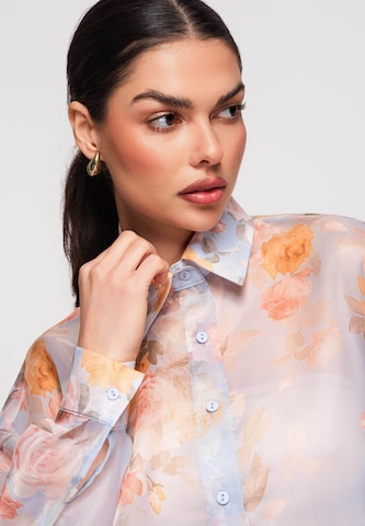 Ombre Bluse 'SH-E0028' in Blau