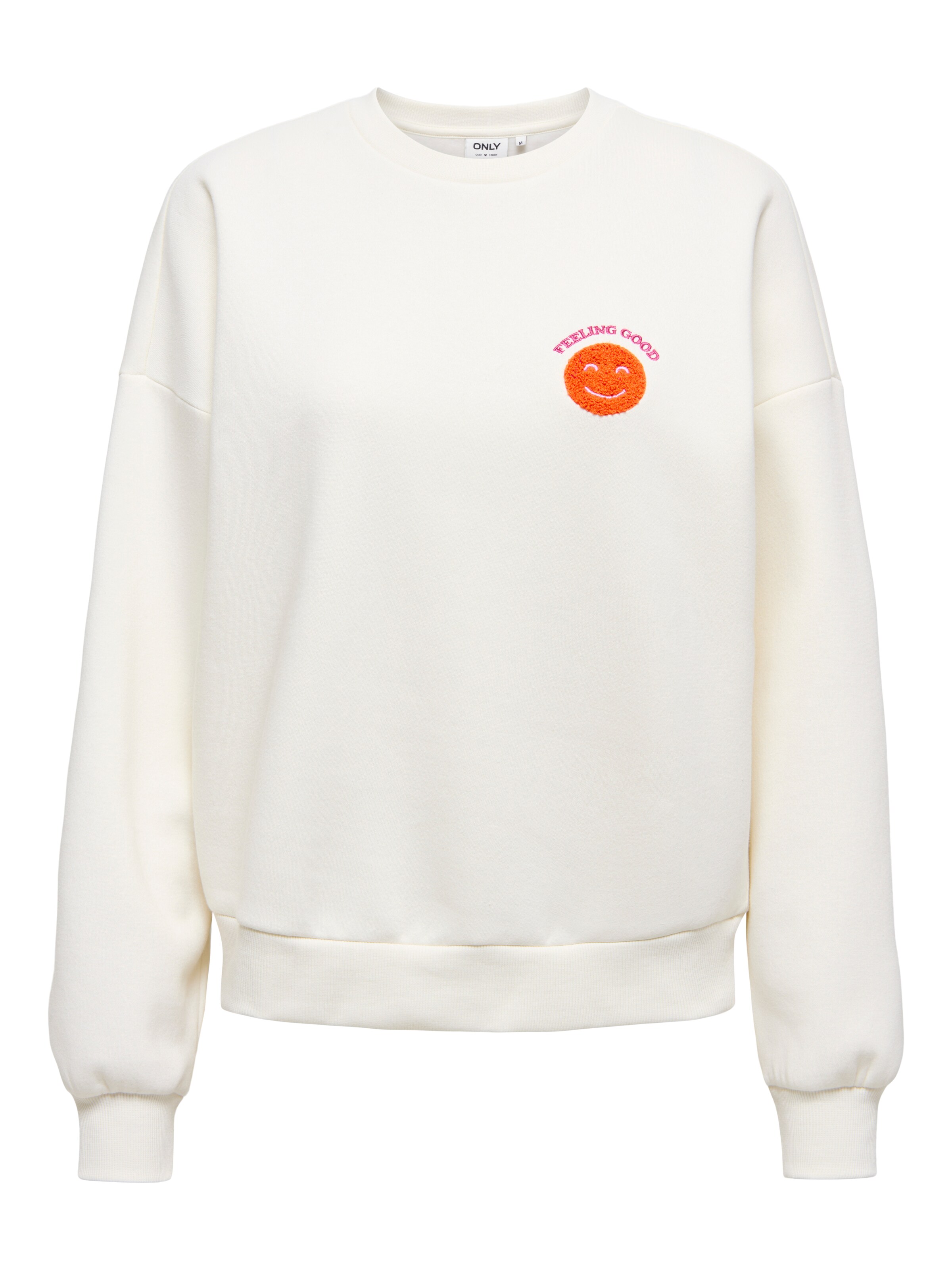 ONLY Sweatshirt in Weiß: Vorderseite