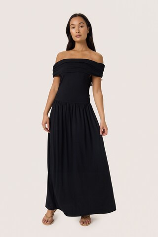 SOAKED IN LUXURY Kleid 'Hanadi' in Schwarz: Vorderseite